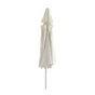 Parasol droit octogonal, NATERIAL Aura , L.394 x l.285 cm, blanc
