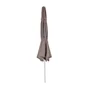 Parasol droit octogonal, NATERIAL Aura, L.394 x l.394 cm, taupe