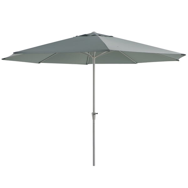 Parasol droit octogonal, NATERIAL Aura, L.394 x l.394 cm, vert