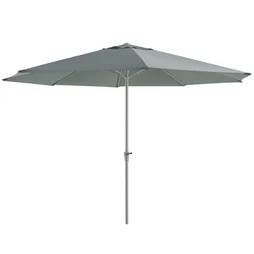 Parasol droit octogonal, NATERIAL Aura, L.394 x l.394 cm, vert