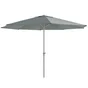 Parasol droit octogonal, NATERIAL Aura, L.394 x l.394 cm, vert