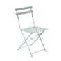 Chaise de jardin NATERIAL Flora en acier bleu