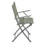 Fauteuil de jardin en acier, NATERIAL Emys, vert