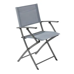 Fauteuil de jardin en acier, NATERIAL Emys, bleu