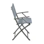 Fauteuil de jardin en acier, NATERIAL Emys, bleu