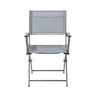 Fauteuil de jardin en acier, NATERIAL Emys, bleu