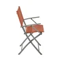 Fauteuil de jardin en acier, NATERIAL Emys, orange cuivré