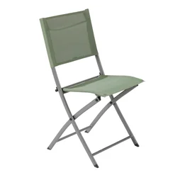 Chaise de jardin en acier, NATERIAL Emys, vert