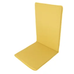 Coussin multi-position NATERIAL Soft, 120 x 50 x 3 cm, jaune