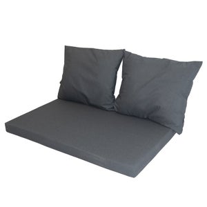 Coussin l.120 NATERIAL Soft anthracite