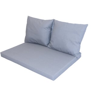 Coussin l.120 NATERIAL Soft gris granit