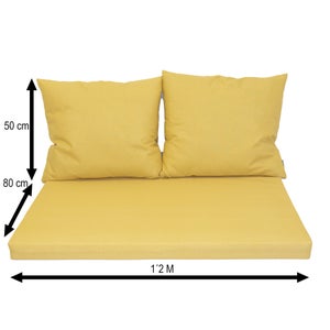 Coussin l.120 NATERIAL Soft jaune