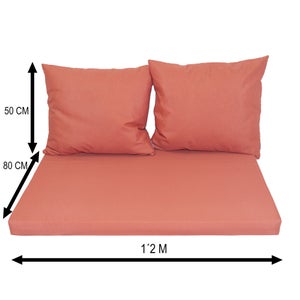 Coussin l.120 NATERIAL Soft orange