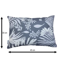 Coussin NATERIAL Deco Savana, 45 x 30 cm, gris granit