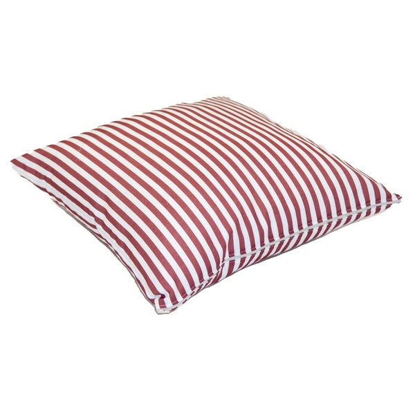 Coussin l.45 NATERIAL Strips rougecabaret