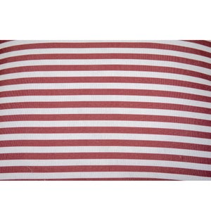 Coussin l.45 NATERIAL Strips rougecabaret
