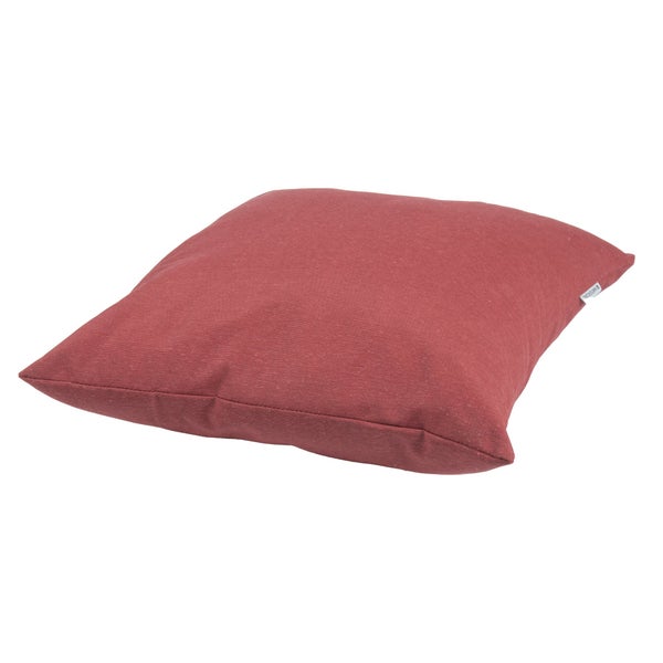 Coussin NATERIAL Soft, 40 x 40 x 8 cm, rouge carmen