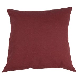 Coussin NATERIAL Soft, 40 x 40 x 8 cm, rouge carmen