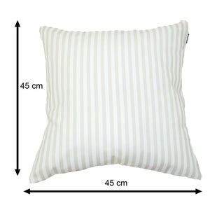 Coussin l.45 NATERIAL Strips beige