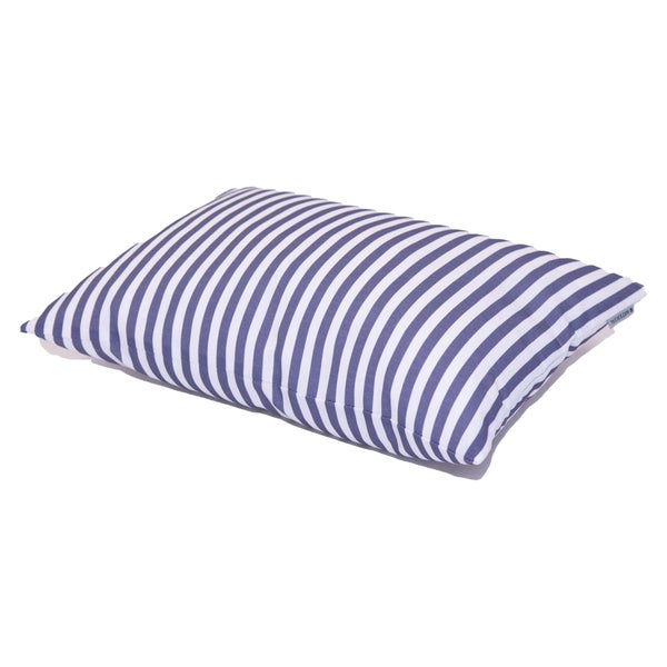 Coussin l.30 NATERIAL Strips bleu saphir