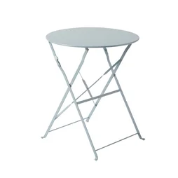 Table de jardin pliante NATERIAL rond 2 personnes agatha
