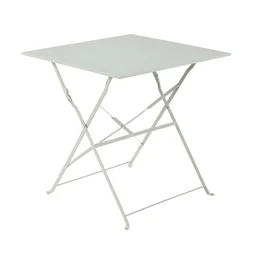Table de jardin pliante NATERIAL Flora carré vert 2 personnes