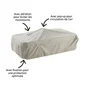 Housse de protection pour canapé, NATERIAL, l.100 x H.33 cm