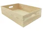 Panier beige l.40 x P.60 x H.15 cm