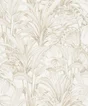 Papier peint vinyle ALIARE blanc / or
