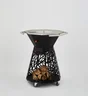 Barbecue design BRASERO, noir