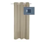 Rideau occultant aspect lin , Aleyna beige  l.140 x H.280 cm