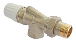 Corps thermostatique équerre inversée raccord Femelle 15 / 21 DANFOSS