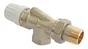 Corps thermostatique équerre inversée raccord Femelle 15 / 21 DANFOSS