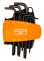 Jeu de 8 clés mâle torx longue, 9-10-15-20-25-27-30-40 mm mm BAHCO