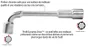 Clé à pipe débouchée, 21 mm BAHCO
