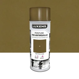 Peinture aerosol LUXENS, doré métallisé, 0.4 l