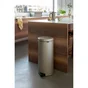 Poubelle de cuisines inox à pédale, BRABANTIA, 30 litre