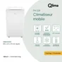 Climatiseur mobile réversible QLIMA Ph528 2800 W