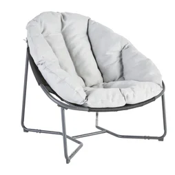 Fauteuil de jardin, NATERIAL Cocoon, gris
