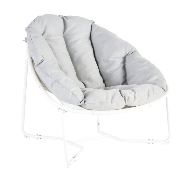 Fauteuil de jardin, NATERIAL Cocoon, blanc