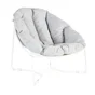 Fauteuil de jardin, NATERIAL Cocoon, blanc
