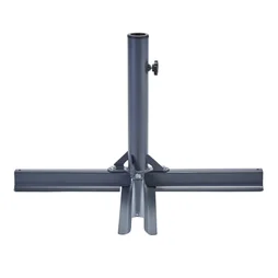 Pied en croix ACIER PARASOL BALCON