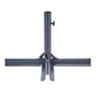 Pied en croix ACIER PARASOL BALCON