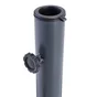 Pied en croix ACIER PARASOL BALCON