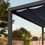 Pergola autoportante aluminium, NATERIAL Manea, 9.1 m², gris