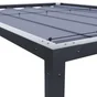 Pergola adossée aluminium, NATERIAL Manea, 9.1 m², gris