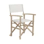 Chaise de jardin en acacia, NATERIAL Solis, beige