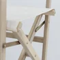Chaise de jardin en acacia, NATERIAL Solis, beige