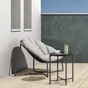 Table d'appoint gris anthracite NATERIAL Mobis diamètre 45 cm