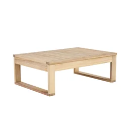 Table basse en acacia, NATERIAL Solaris, 55 x 80 x 28 cm